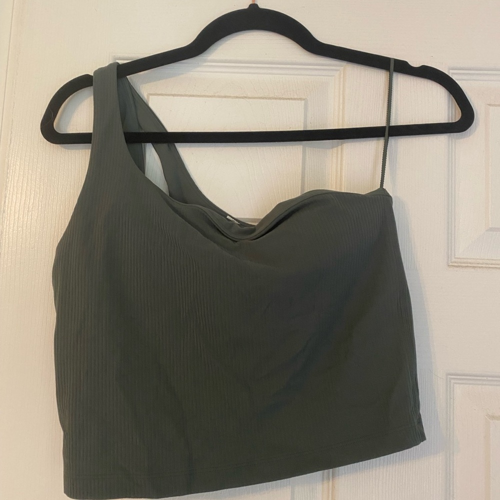 Lululemon ribbed nulu asymmetrical